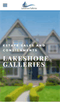 Mobile Screenshot of lakeshoregalleries.com